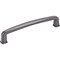 Jeffrey Alexander 128 mm Center-to-Center Gun Metal Square Milan 1 Cabinet Pull 1092-128DACM - alternate 1